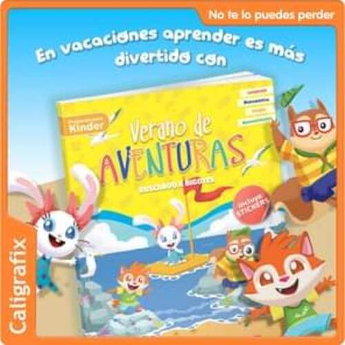 VERANO DE AVENTURAS. PREPARATE PARA KINDER. Editorial: Editorial Caligrafix-4
