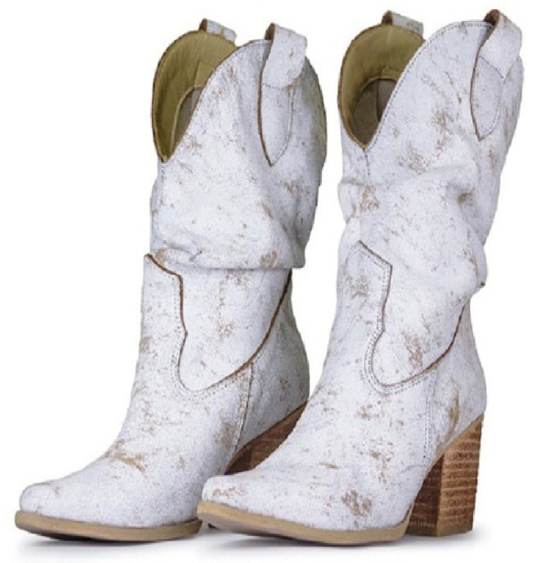 Botín Dallas Cuero Be Sweet Breack Blanco Cod: 383-2
