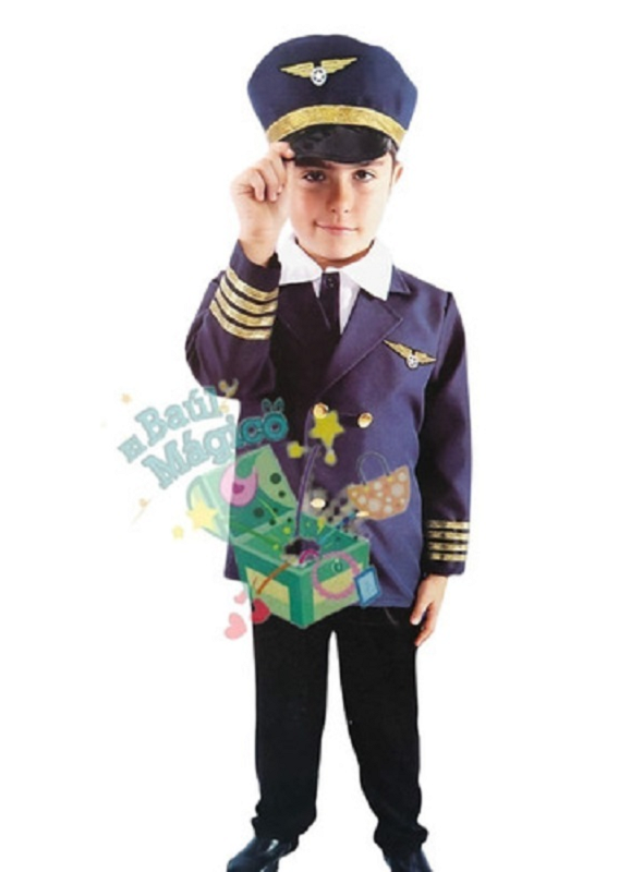 Disfraz Piloto Avión  infantil Cod: 22275-2