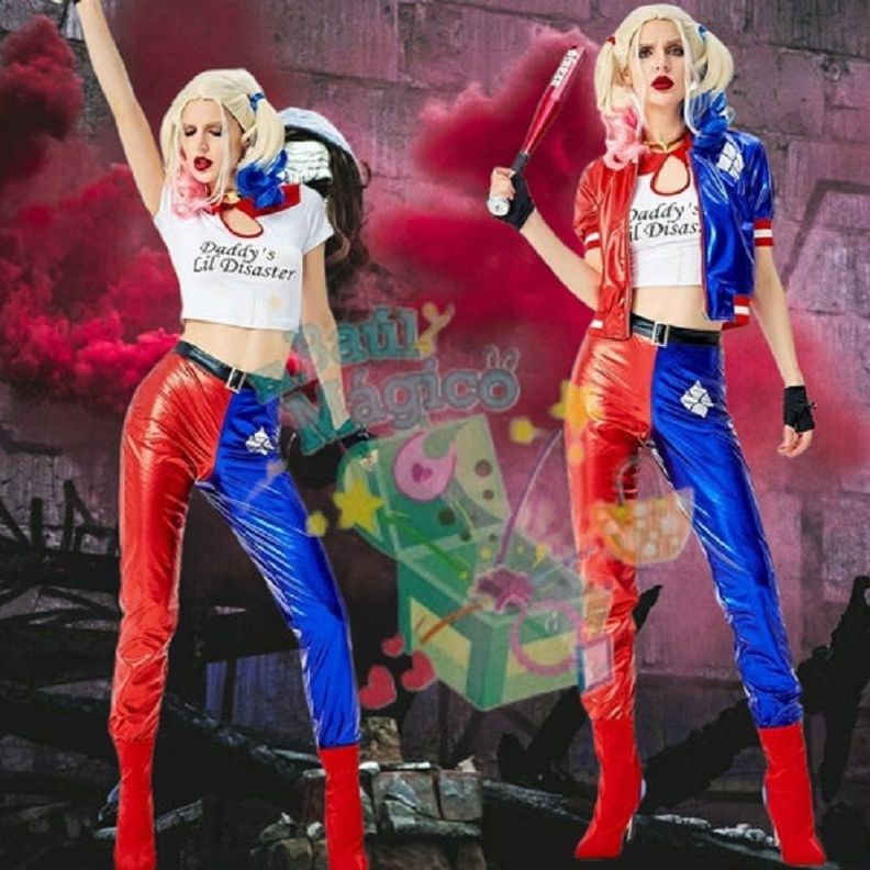 Disfraz Harley Q. Mujer, Quinn, Pantalon Largo cd: 22186-8