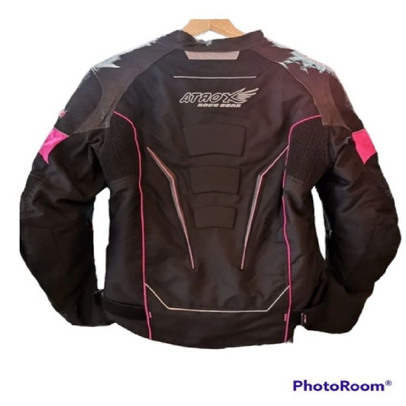 Chaqueta Atrox At2419 Mujer Negro/rosa-1