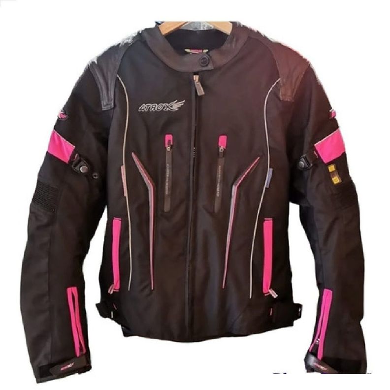 Chaqueta Atrox At2419 Mujer Negro/rosa-0