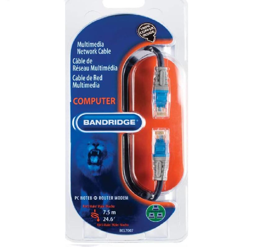 Cable De Red Bandridge Alta Calidad B19-0
