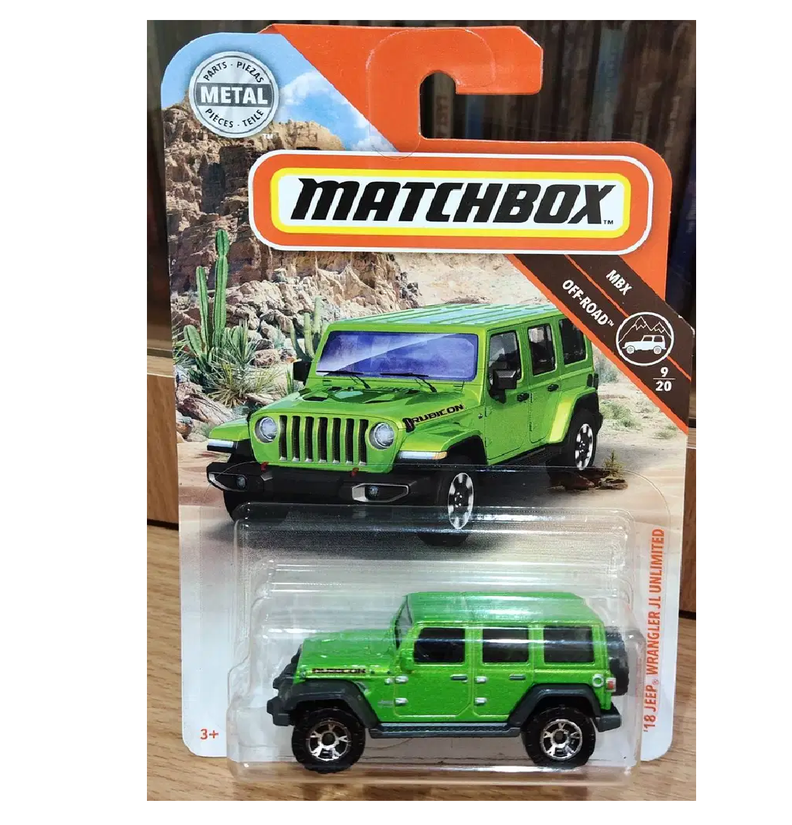 Auto A Escala Matchbox Jeep Wrangler Jl Unlimited B1-1