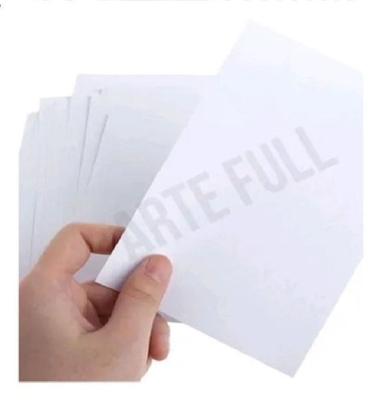 Papel Adhesivo Sin Brillo Carta Todas Impresora Etiqueta B19-1
