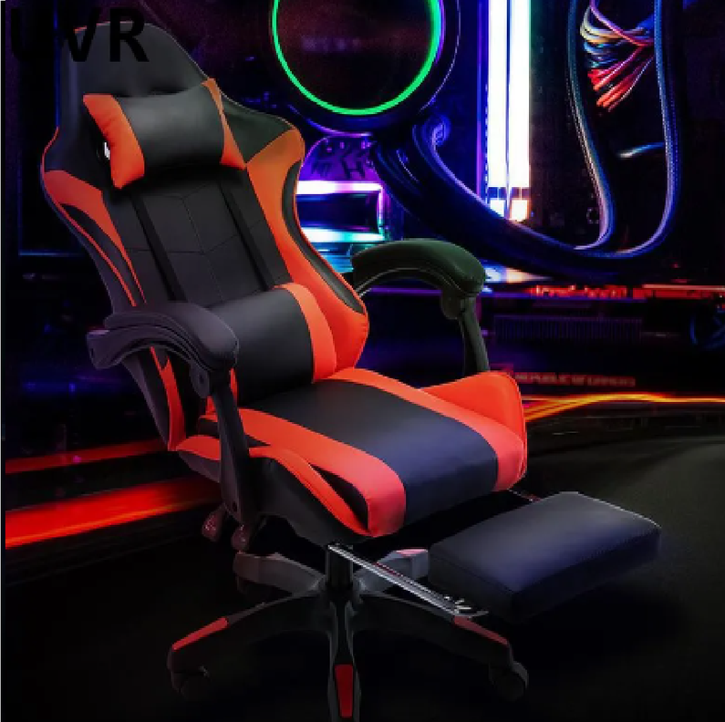 Silla Gamer Ajustable Azul-2