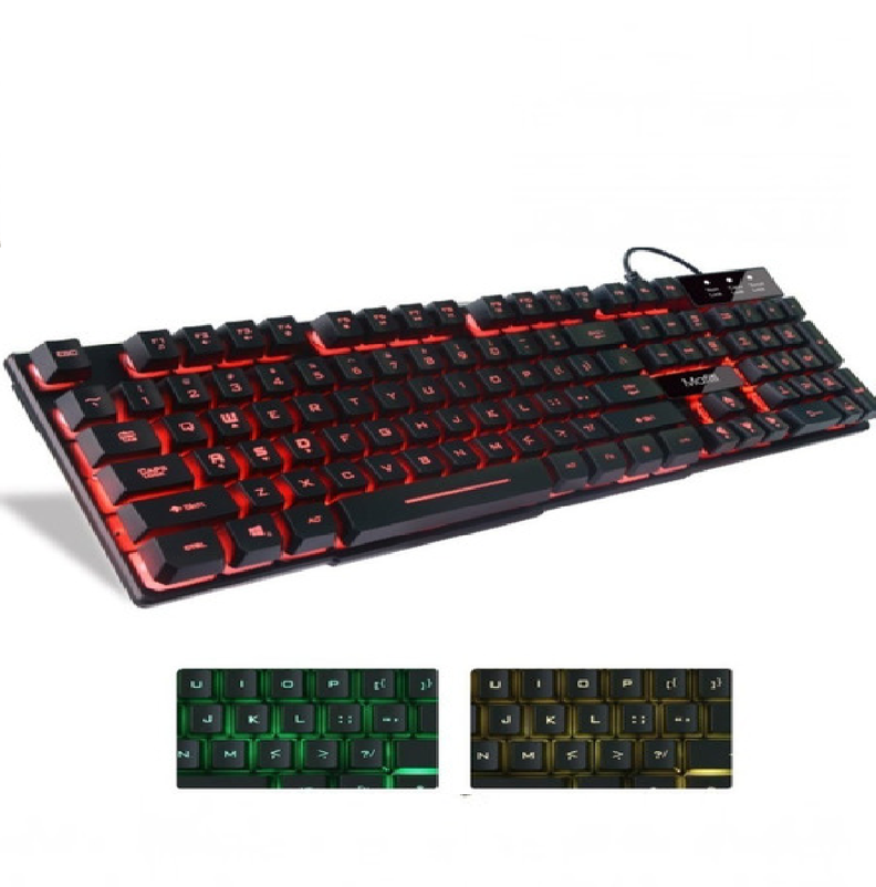 Teclado Gamer Mafiti Rk100 Led Retroilumina Mecánica-0