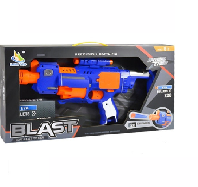 Pistola De Bombardeo Con 20 Dardos De Espuma Storm Gun-0