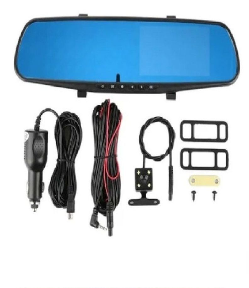 Espejo Retrovisor Camara Frontal Y Retroceso Doble B23-0