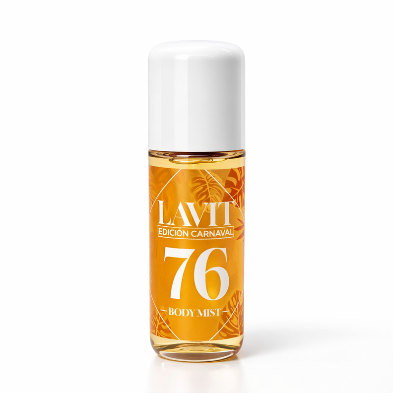 Splash body mist B076 lavit amarillo edicion carnaval 100ml Amarillo Oscuro