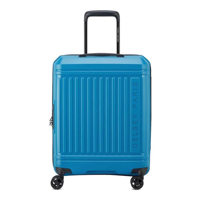 MALETA DE CABINA SLIM EXPANDIBLE 55 cm. DELSEY LUTECE CELESTE
