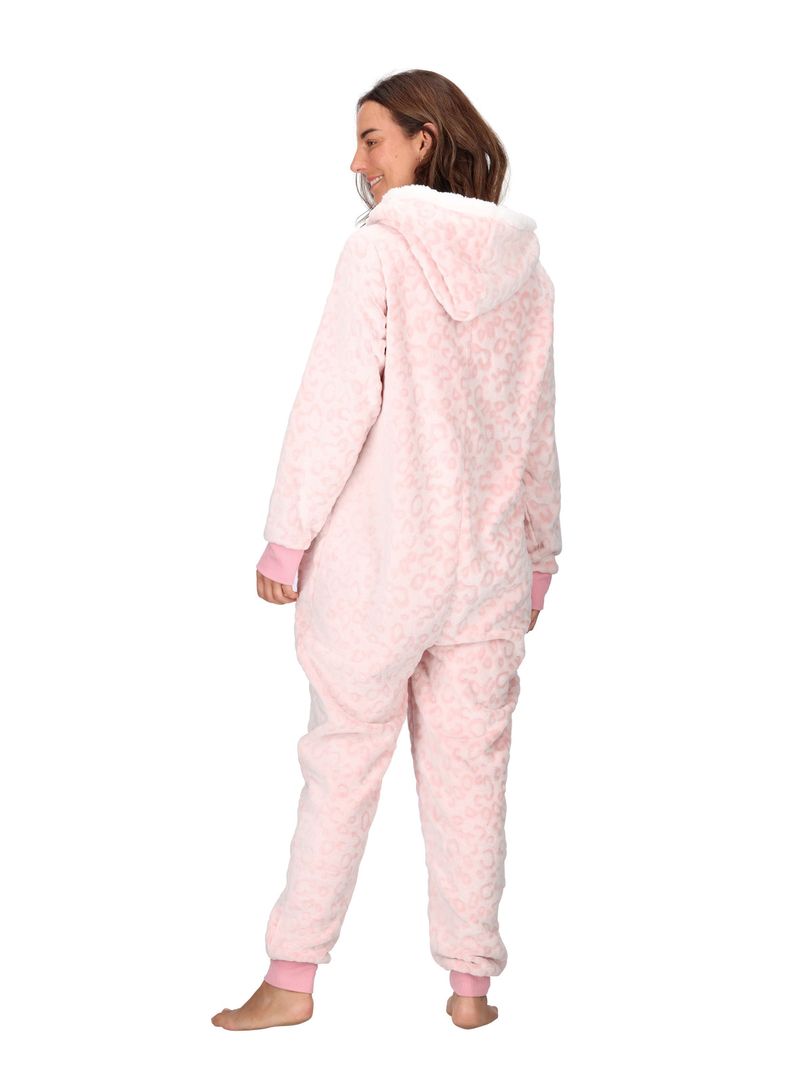 Pijama Enterito Micropolar Rosado Caffarena-3