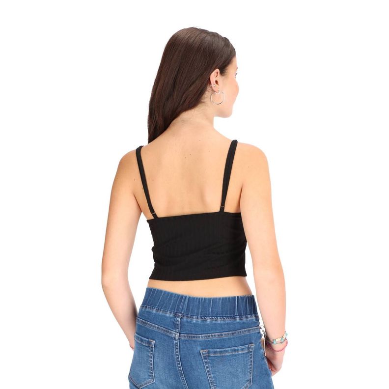 Crop Top Juvenil Diseño Tejido Caffarena -3