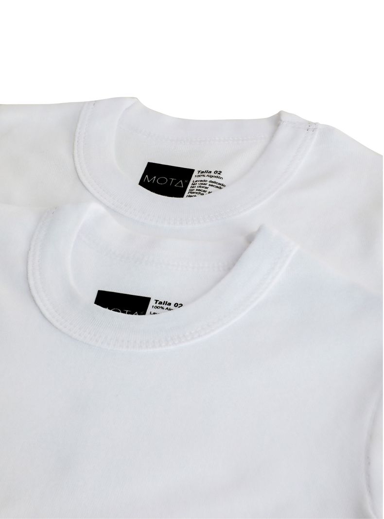 CAMISETA MANGA CORTA PACK 2 ALGODÓN-1