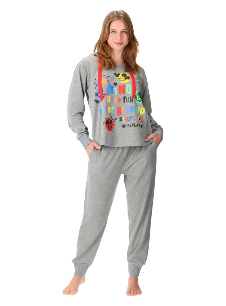 Pijama Mujer Mickey Caffarena-0