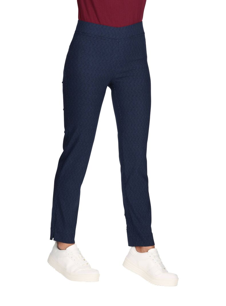 Legging Azul Viscosa Caffarena-0
