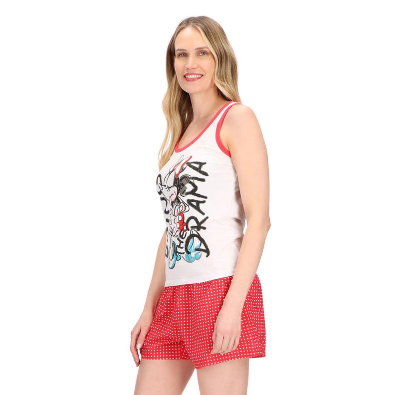 Pijama Mujer Algodón Minnie Caffarena-1