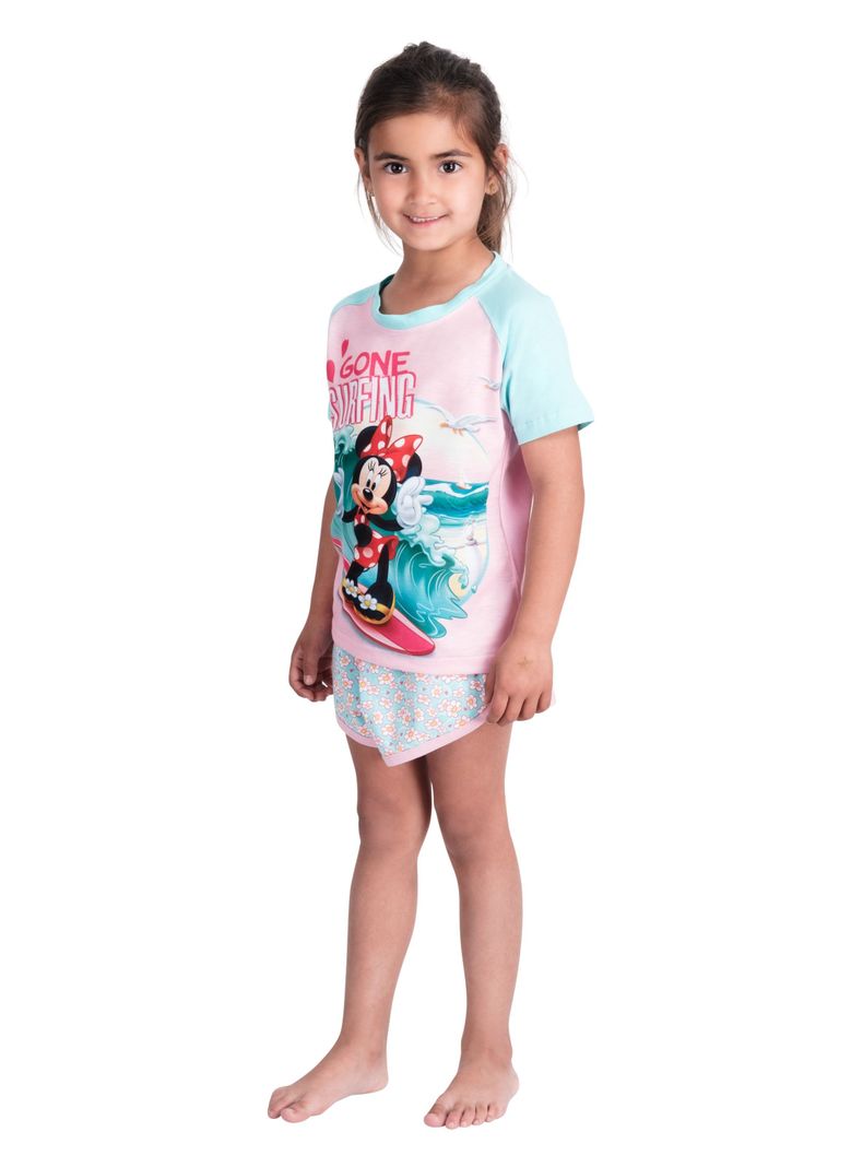 Pijama Algodón Minnie Rosado Caffarena-1