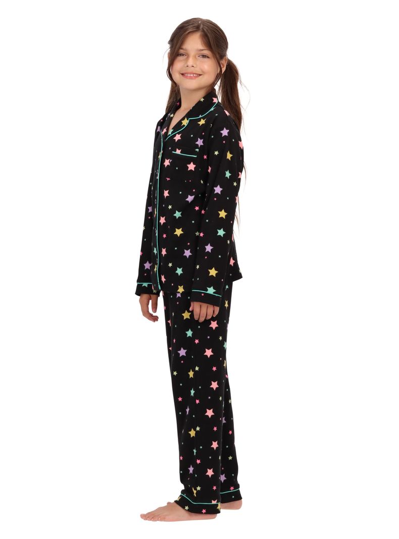 Pijama Infantil Negro Niña Caffarena-1