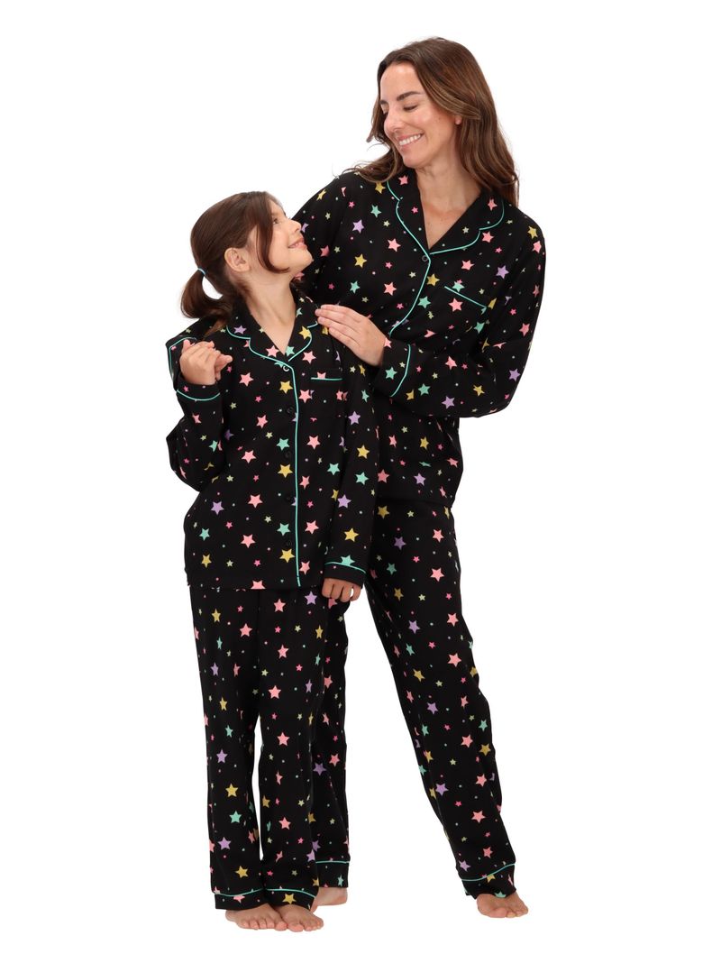 Pijama Infantil Negro Niña Caffarena-3