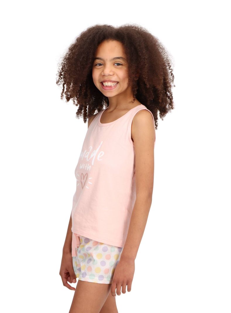 Pijama Corto Algodón Infantil Caffarena-1