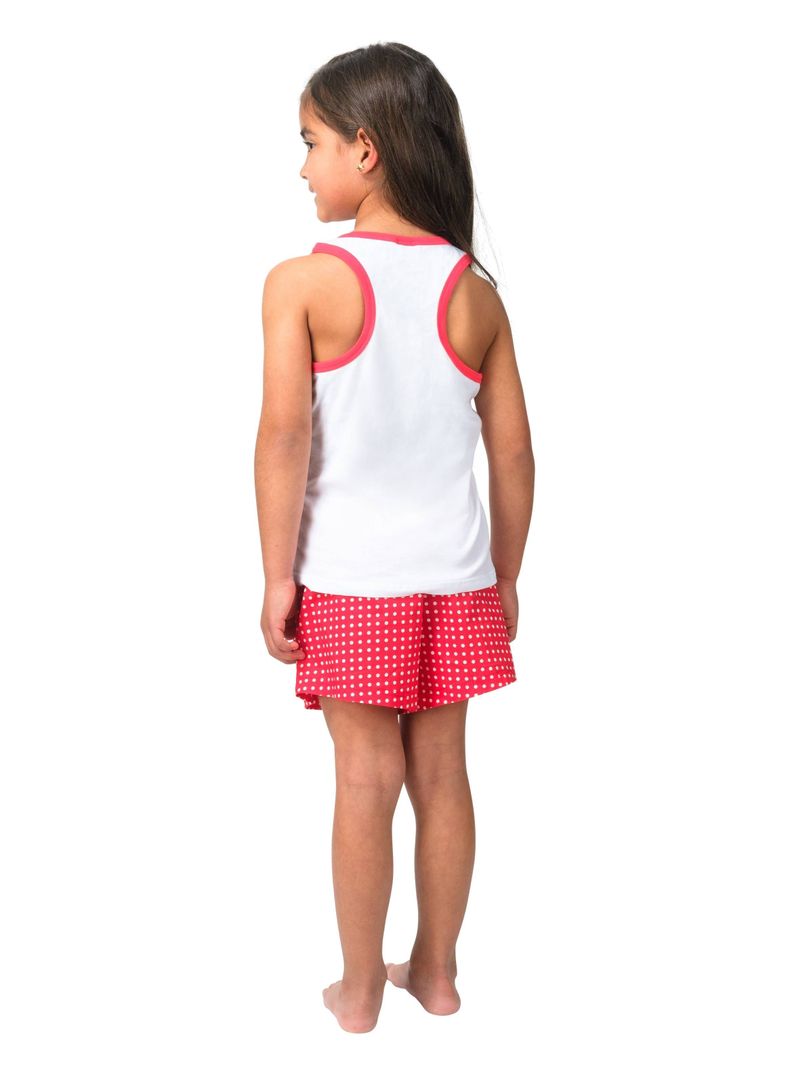 Pijama Algodón Minnie Blanco Caffarena-2