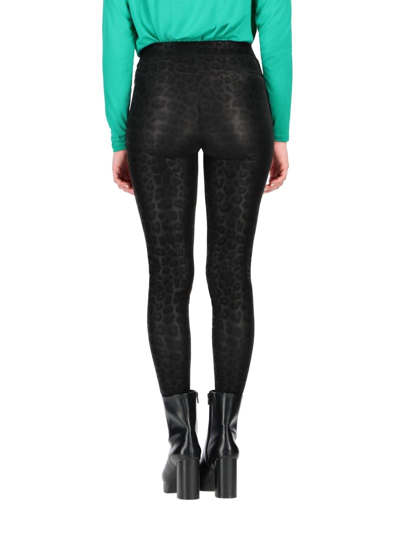 Legging Diseño Térmica Negro Caffarena-5
