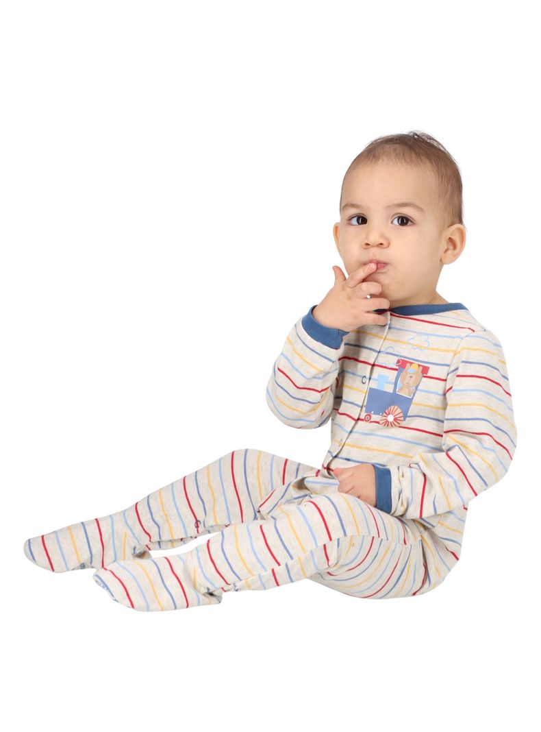 Pijama enterito niño Gris Motita-0
