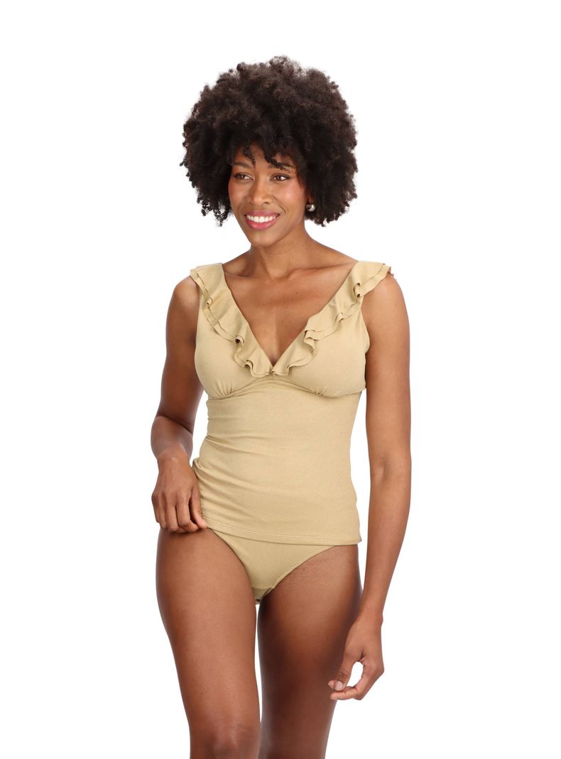 Tankini Bikini Modelante Camel Caffarena -0