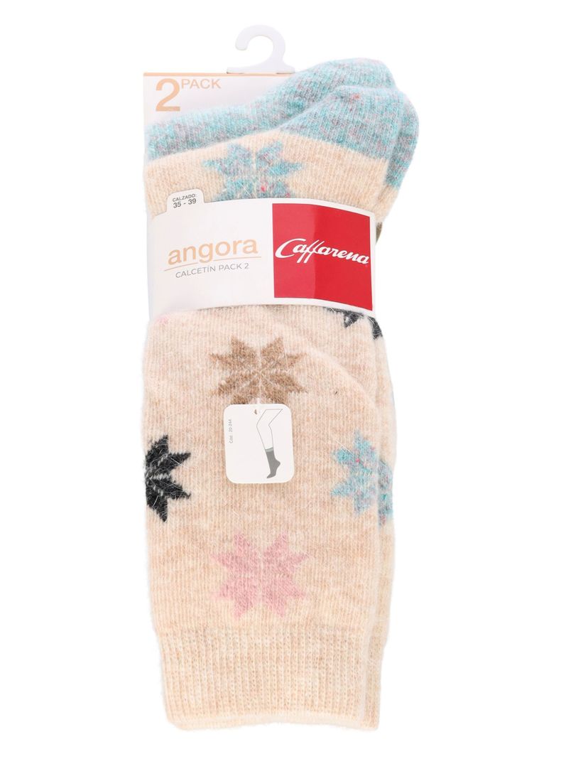 Calcetines Largos Angora Pack 2 Caffarena-2