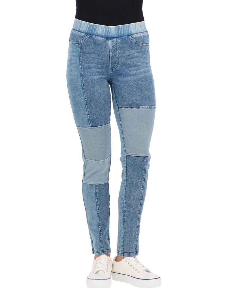 Legging Algodón Jeans Azul Caffarena-0