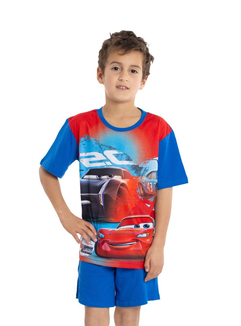 Pijama Algodón Cars Azul Caffarena-1