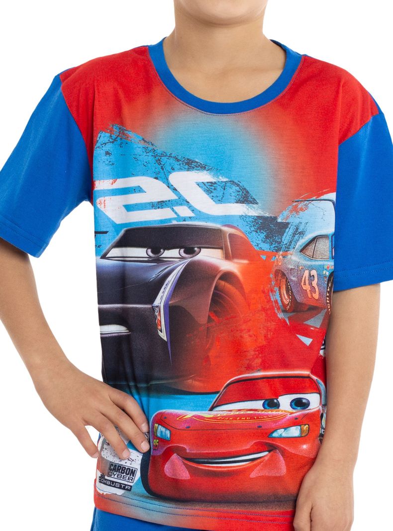 Pijama Algodón Cars Azul Caffarena-2