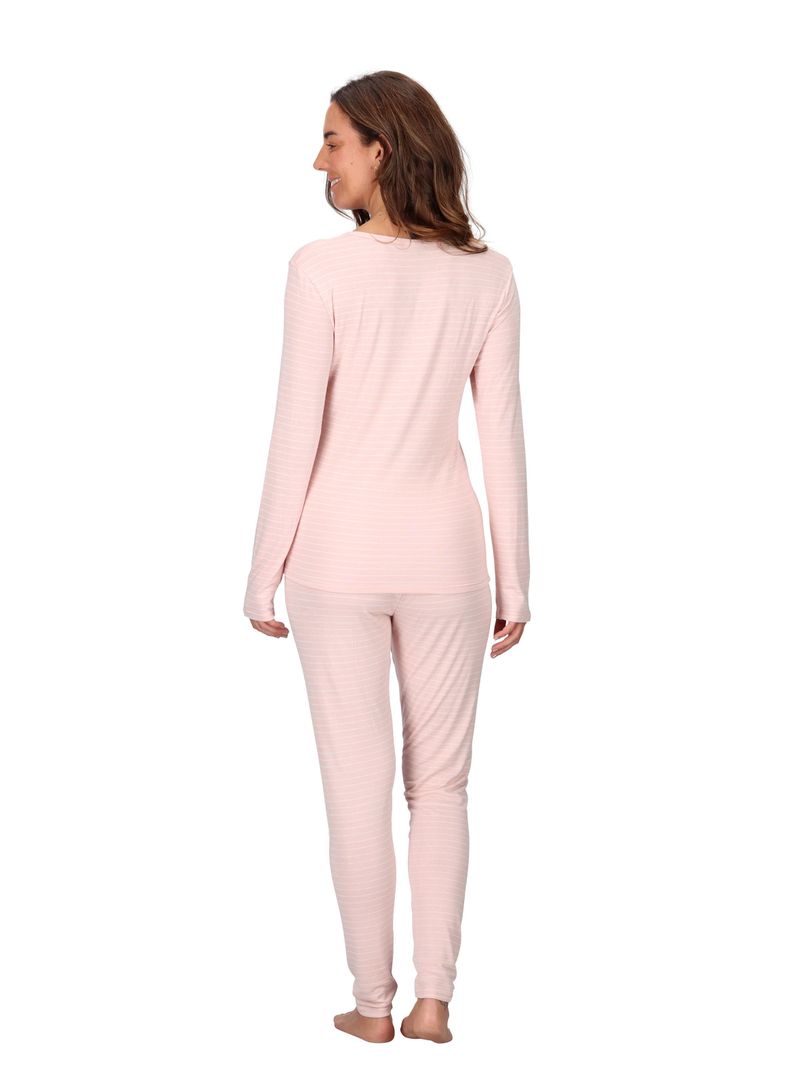 Pijama Viscosa Rosado Caffarena-3