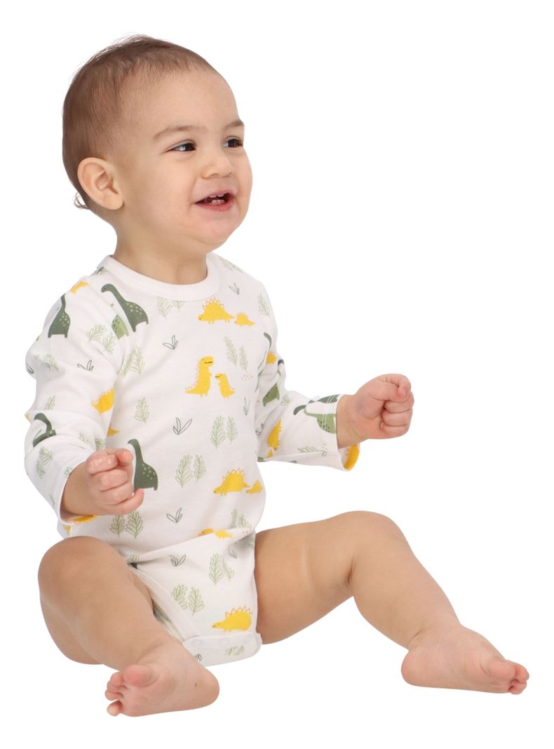 Body Niño Pack 3 Verde Motita-4