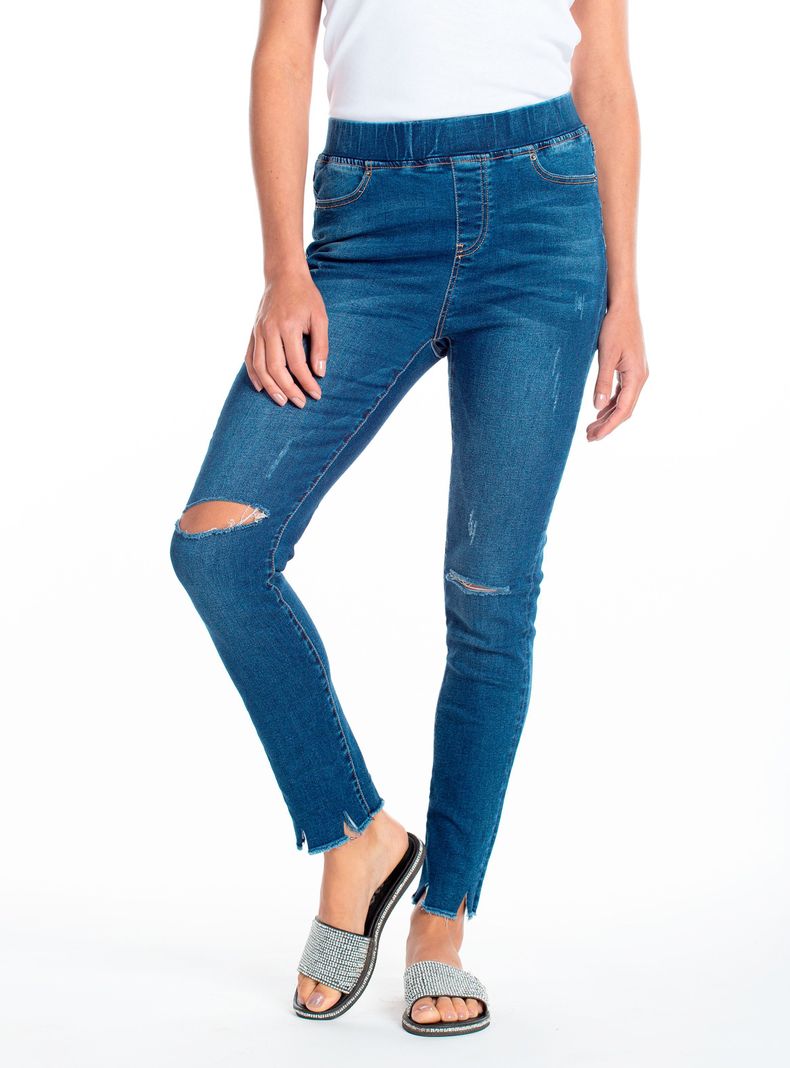 Legging algodón Caffarena Azul-0