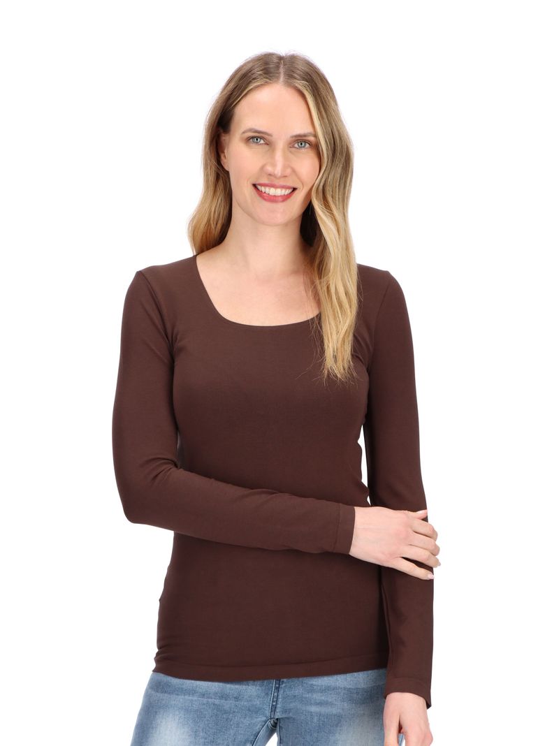 Polera viscosa Escote Cuadrado Caffarena