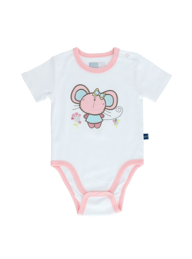 Body manga Corta Pack 3 Niña Motita-1