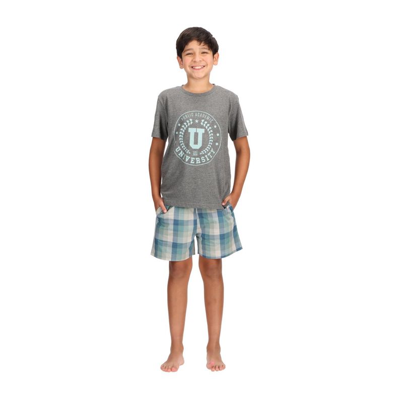Pijama Juvenil Corto Algodón Mota