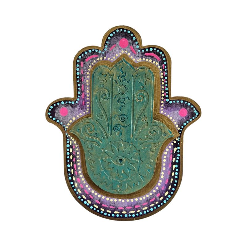 Hamsa, mano de fátima decorativa -0