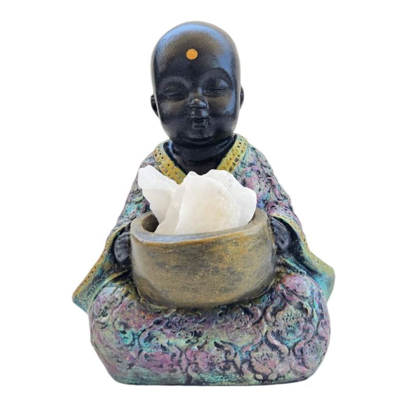 BUDA CUARZO BLANCO DECORATIVO DE CERAMICA