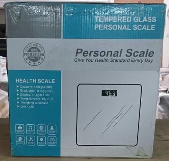 Balanza pesa Personal Vidrio templado max 180K Bluetooth APP-5