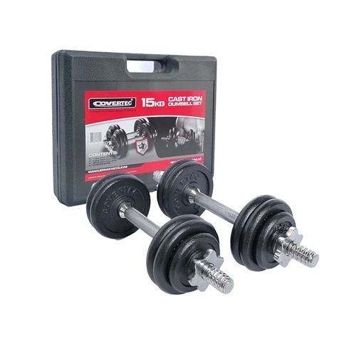 MALETA MANCUERNAS NEGRA 15KG COVERTEC-1