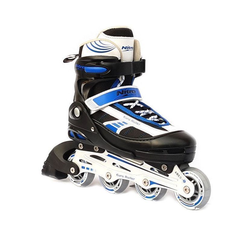PATIN NITRO 5 EUROLLER REGULABLE AZUL S-0