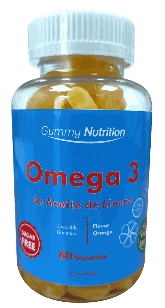 Omega 3 Aceite de Linaza Gummy Nutrition
