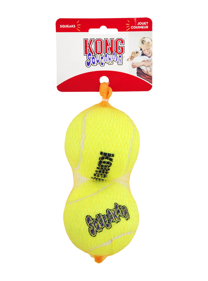 Kong Squeak Air Balls Large Juguete Pelota Perro Pack X2-0