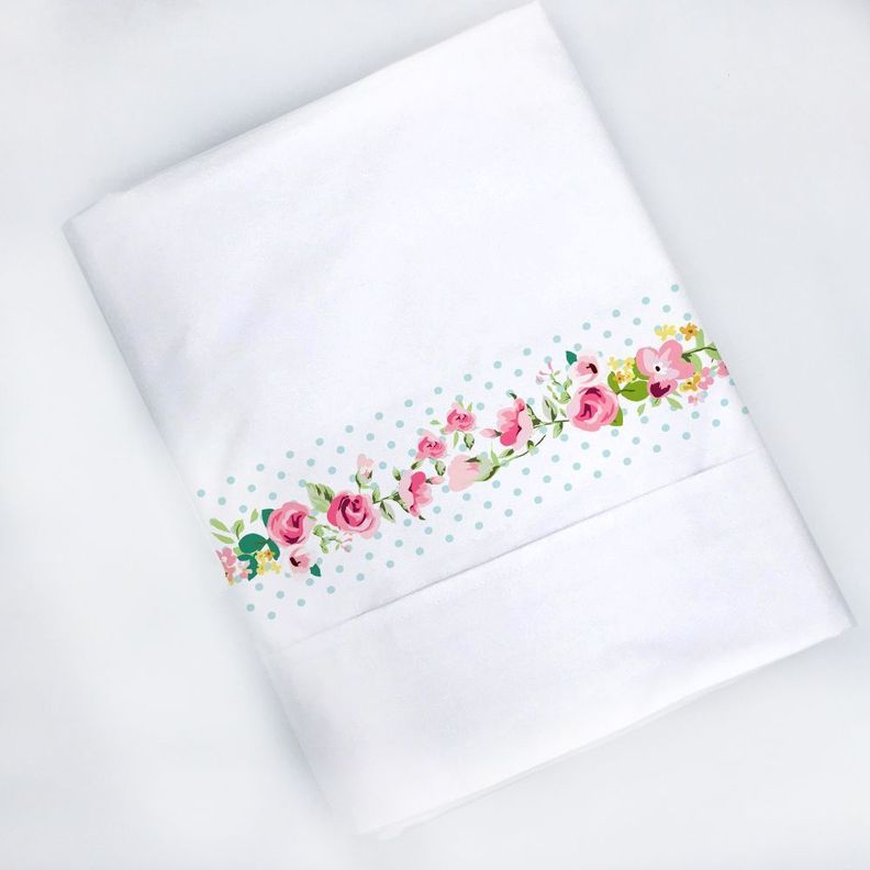 Juego de Sabanas Pack & Play, Letras Vintage R Blanco