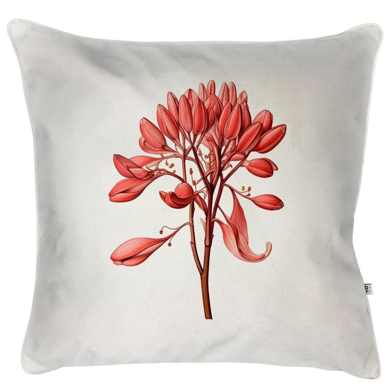Cojín Jardín Rojo 60 x 60 -1