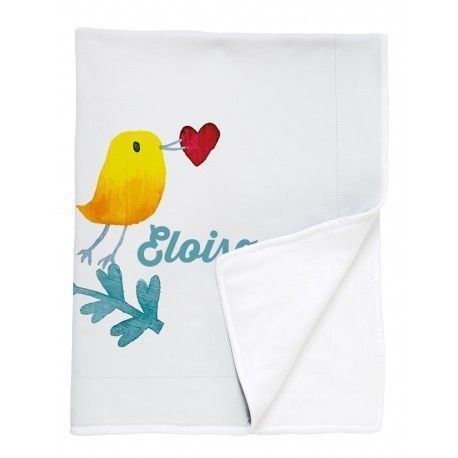 Manta Polar Pajarito Amarillo-0
