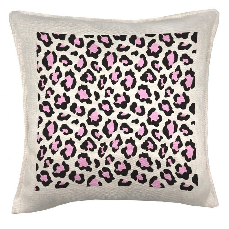 Cojin Leopardo Rosa 45x45-0